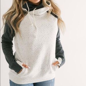 Ampersand Avenue Quilted Double Hood - XS